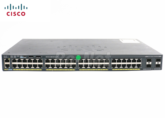 Original New Cisco 2960X Cisco 48 Port 10 Gigabit Switch WS-C2960X-48TS-L 50/60 Hz