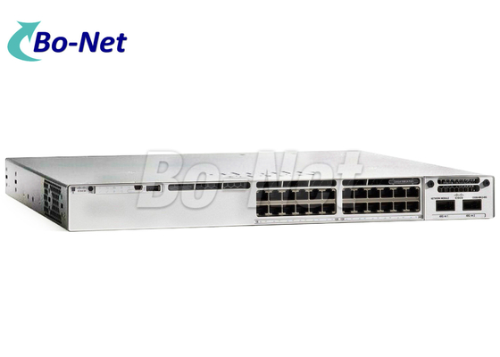 Cisco Network Switch C9300-24S-E Cisco Gigabit Switch 9300 24-Port 1G SFP Uplinks Network Switch PWR-C1-715WAC-P Power